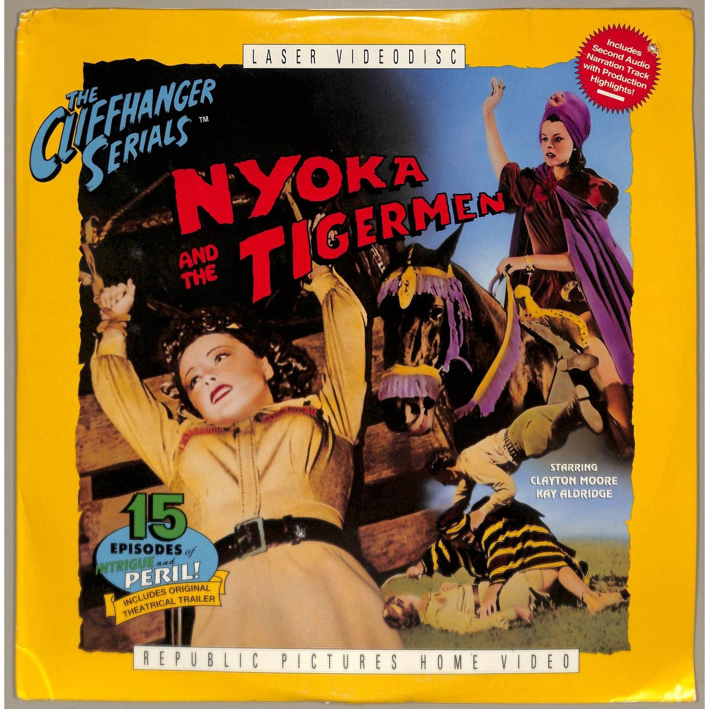 Nyoka and the Tigermen (1942) 3-disc Laserdisc Set