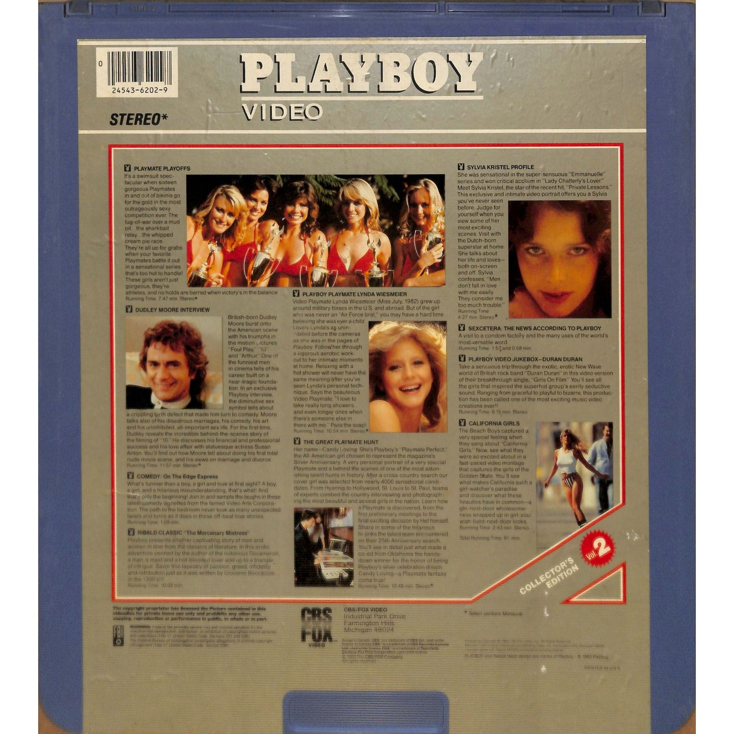 Playboy Collector's Edition Volume 2 (1983) Vintage CED Videodisc TESTED WORKING