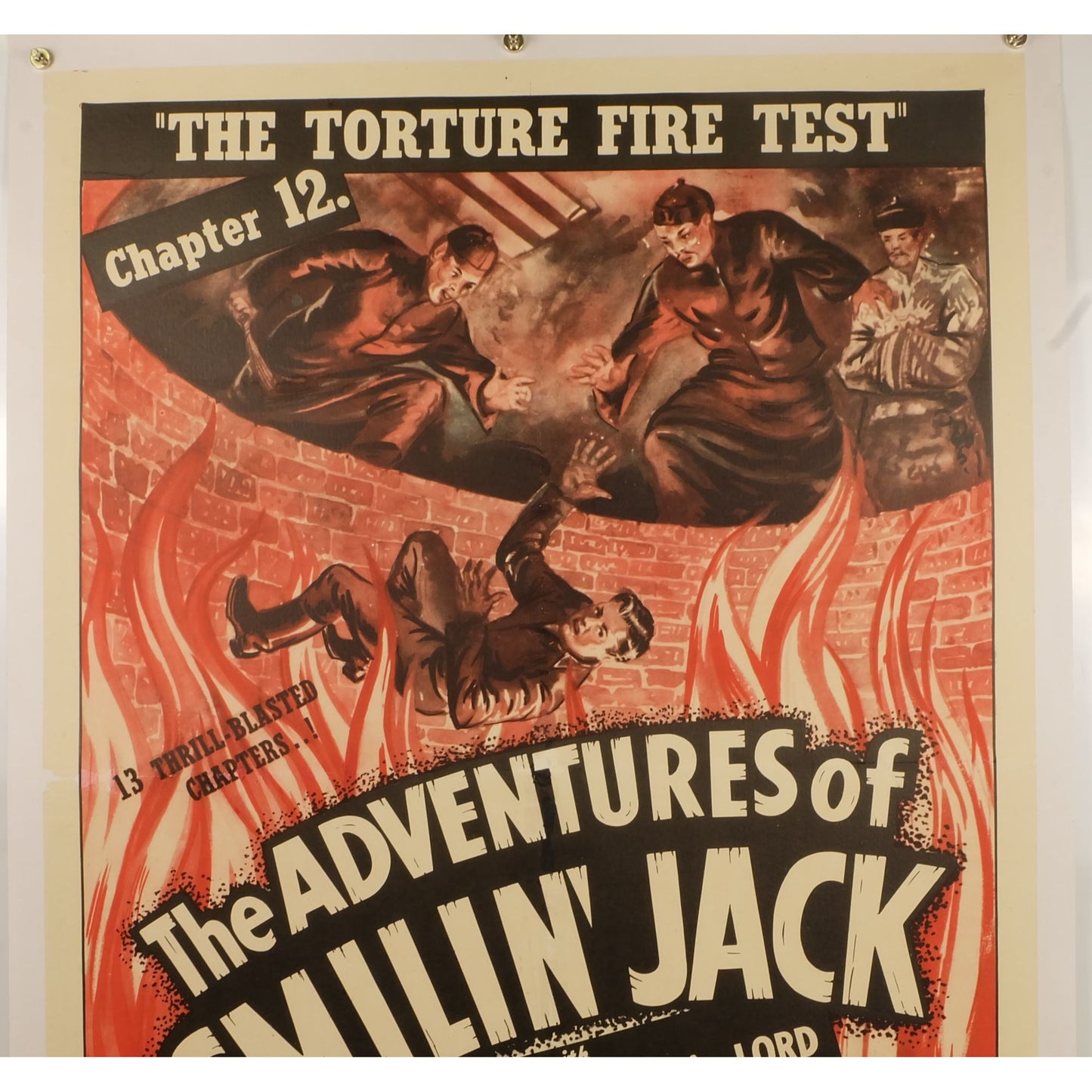 The Adventures of Smilin' Jack (1943) Linenbacked Restored Universal Serial Poster