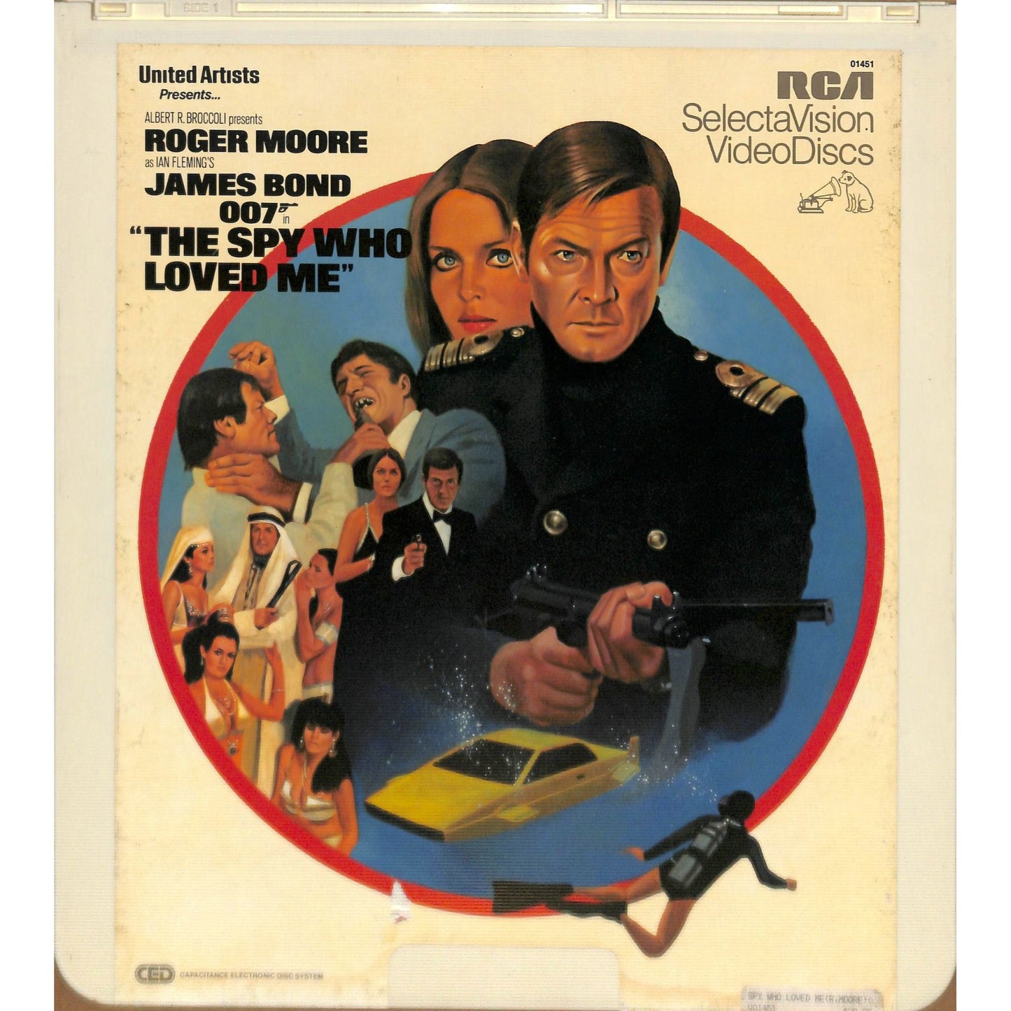 The Spy Who Loved Me (1977) Vintage CED Videodisc TESTED WORKING