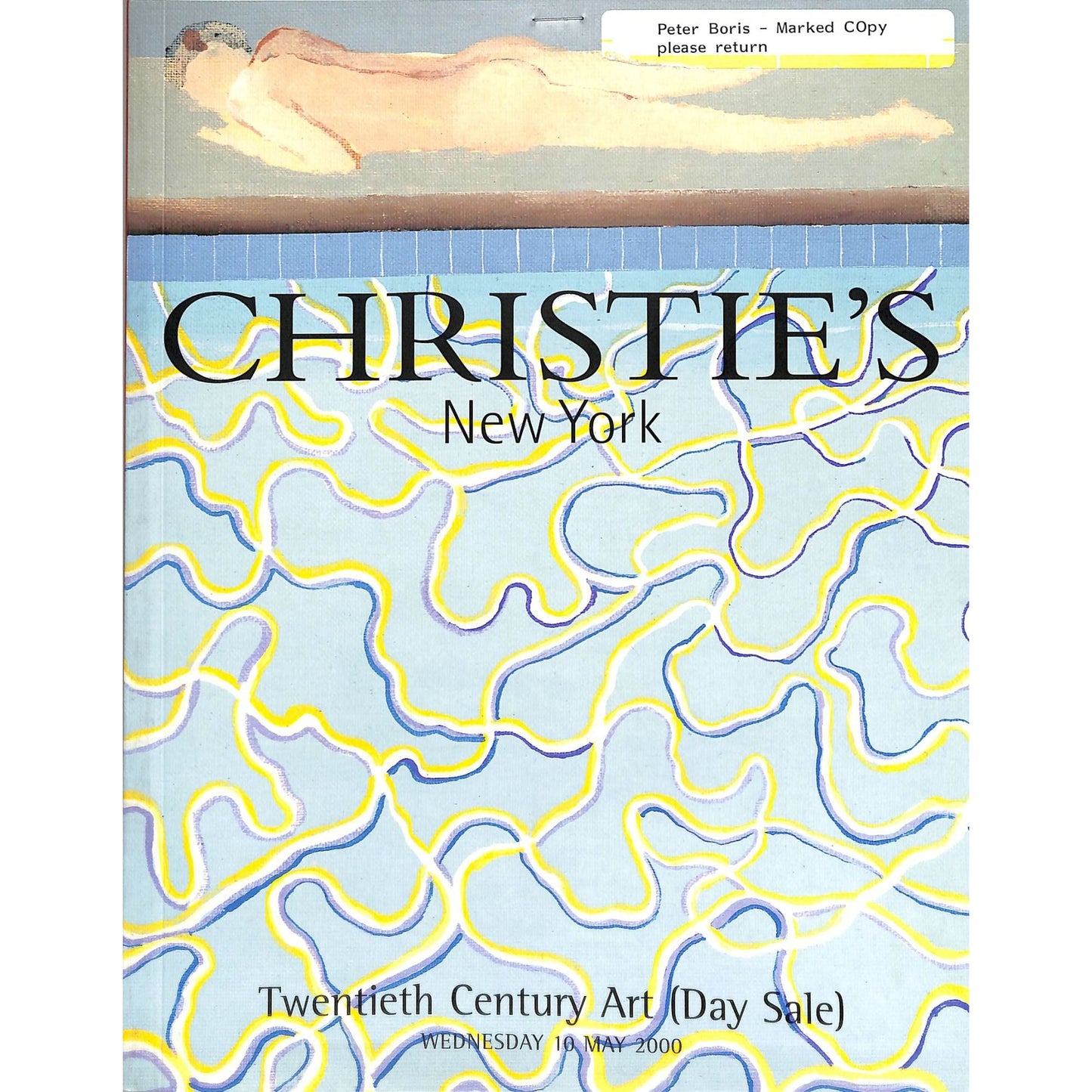 Christie's Twentieth Century Art Auction Catalog May 18, 2000