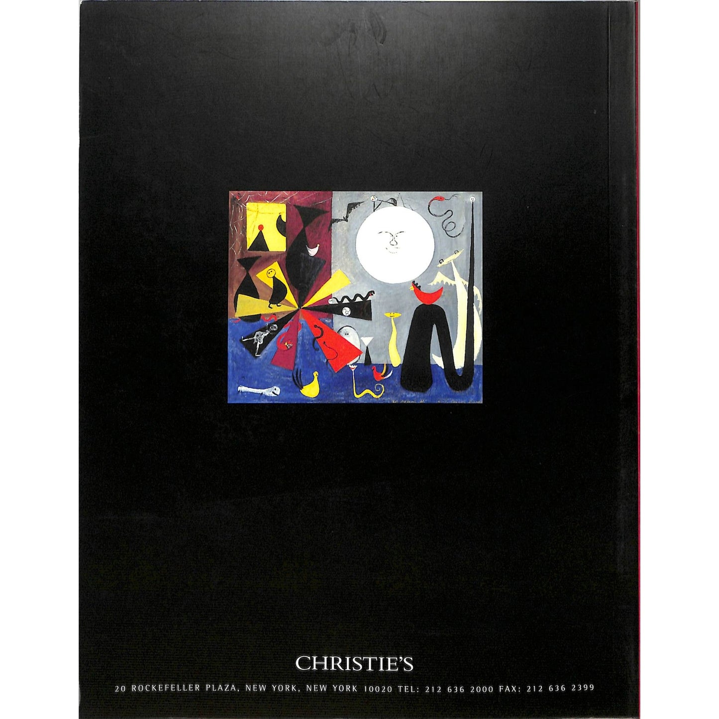 Christie's Twentieth Century Art Auction Catalog May 18, 2000