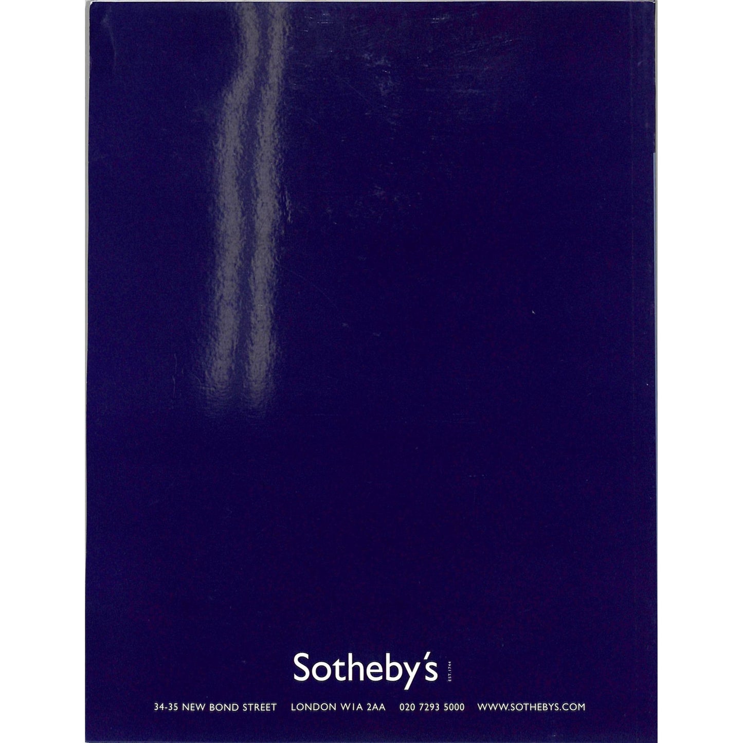 Sotheby's Contemporary Art Auction Catalog June 23, 2003