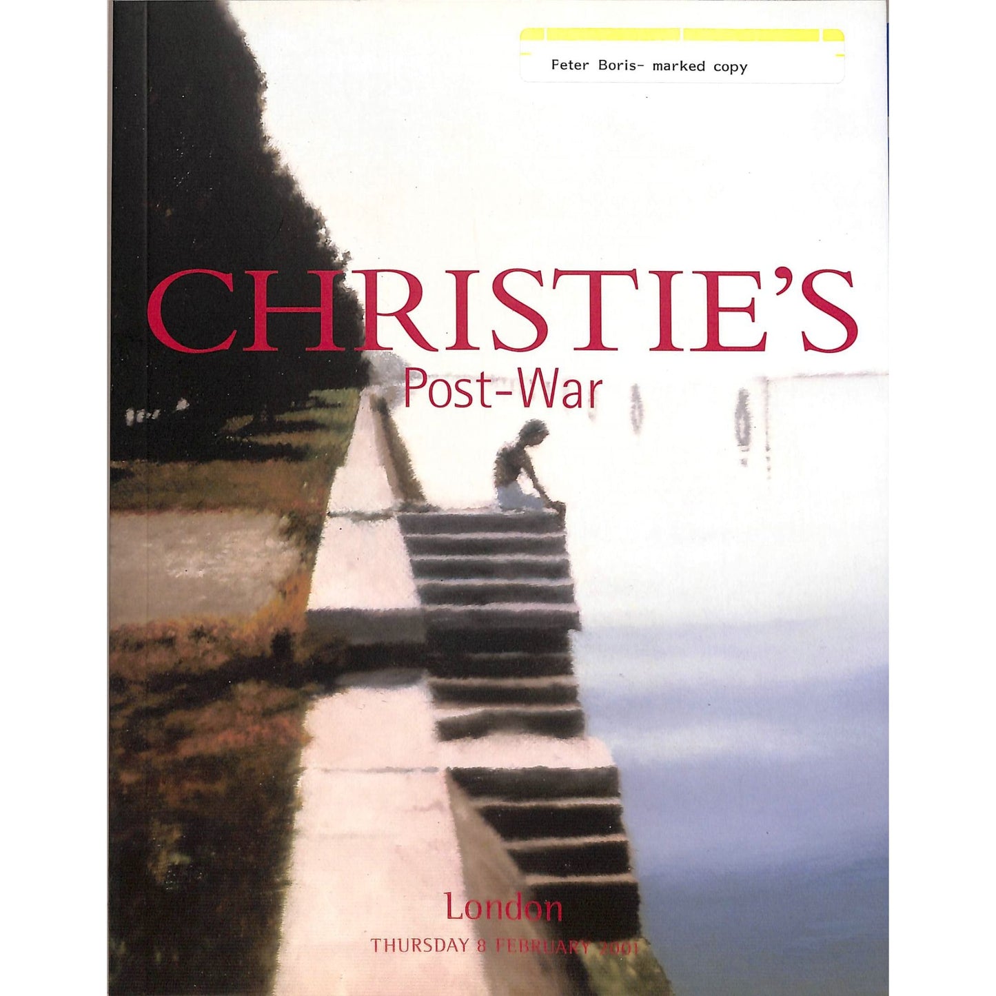 Christie's Post War Auction Catalog February 8, 2001