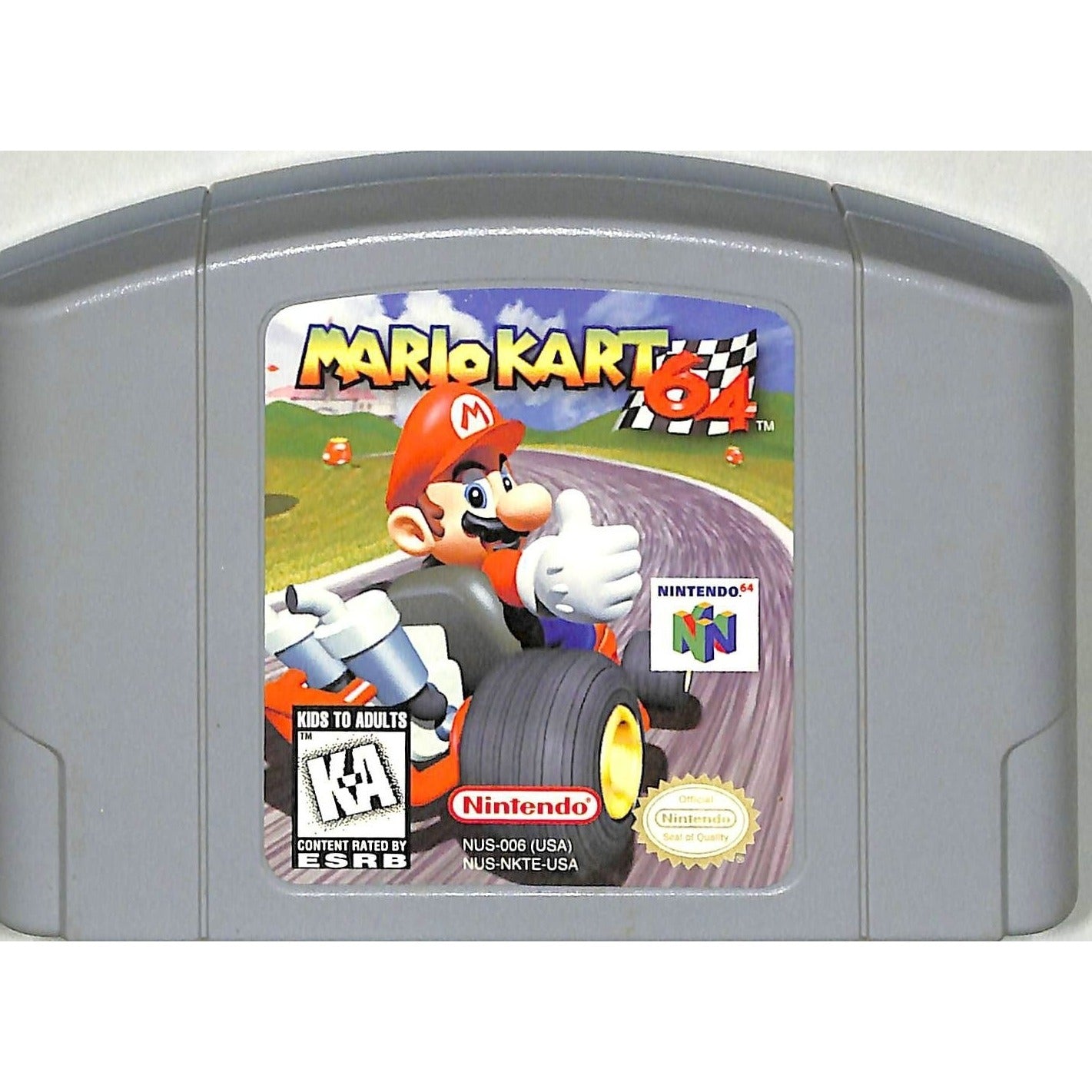 Mario Kart 64 (1996) Nintendo 64 Cartridge + Manual