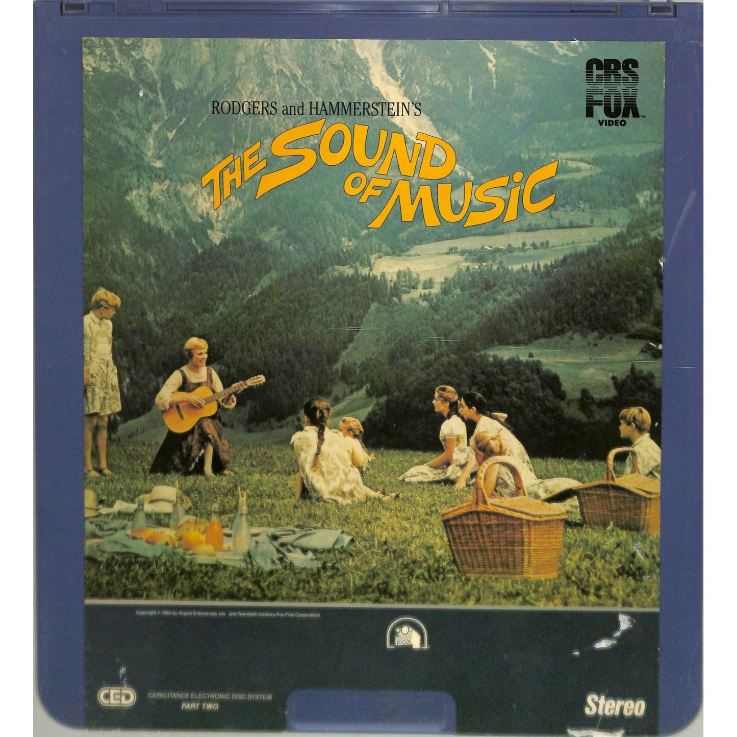 The Sound of Music (1965) Vintage Double CED Videodisc
