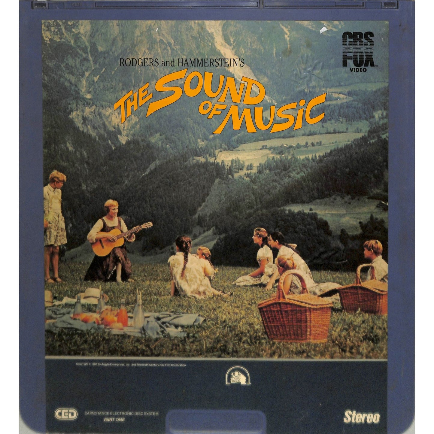 The Sound of Music (1965) Vintage Double CED Videodisc
