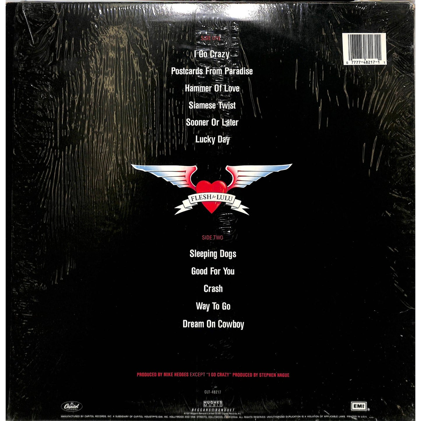 Flesh for Lulu - Long Live the New Flesh Vinyl Record CLT-48217