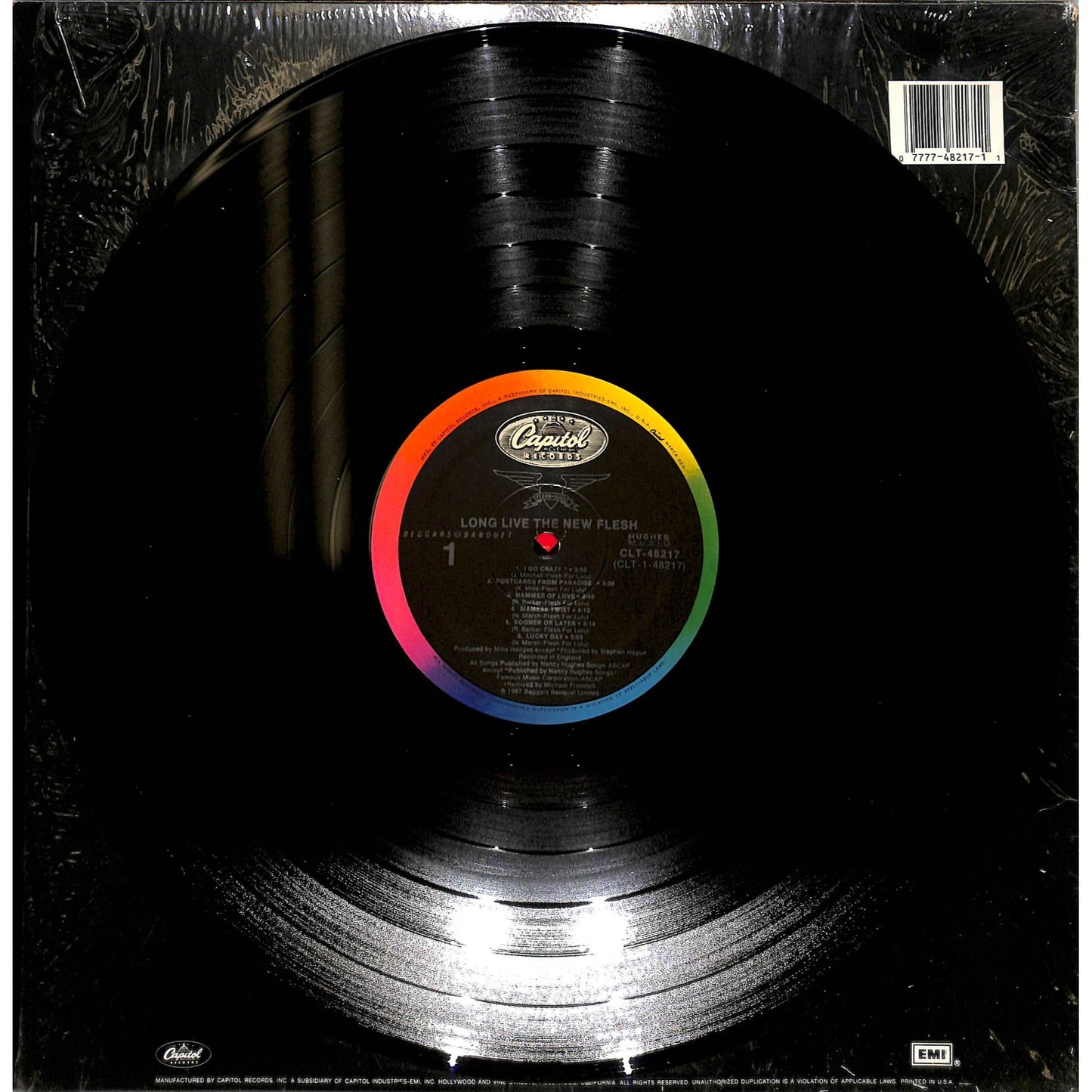 Flesh for Lulu - Long Live the New Flesh Vinyl Record CLT-48217