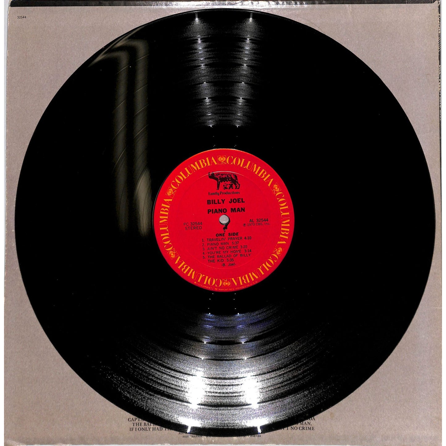 Billy Joel - Piano Man Vinyl Record PC 32544