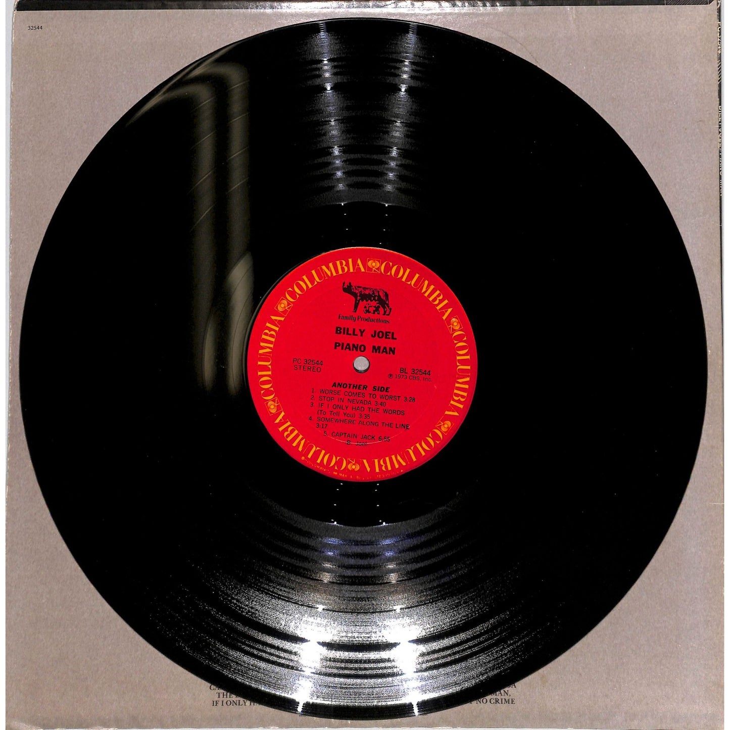 Billy Joel - Piano Man Vinyl Record PC 32544