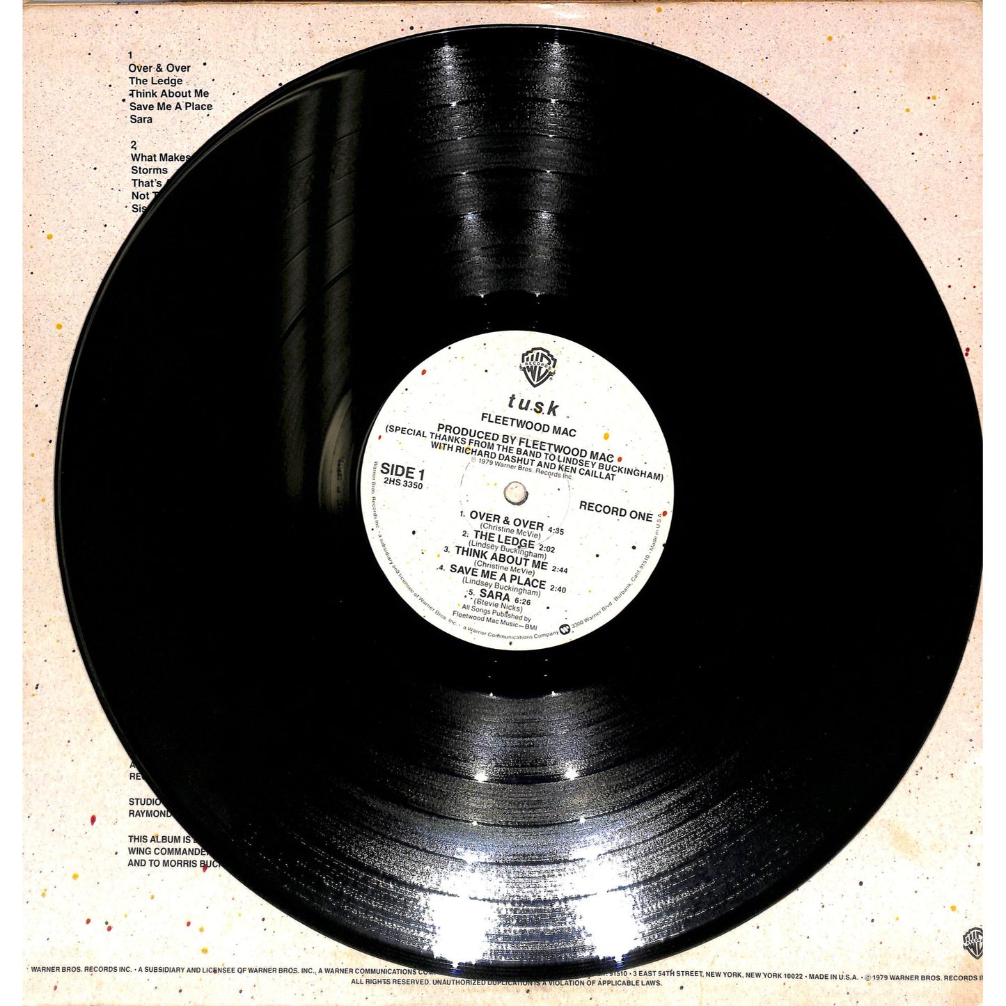 Fleetwood Mac - Tusk 2LP Vinyl Record 2HS 3350