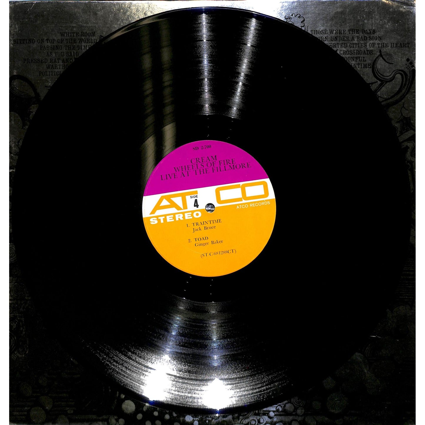 Cream - Wheels of Fire 2LP Vinyl Record SD 2-700