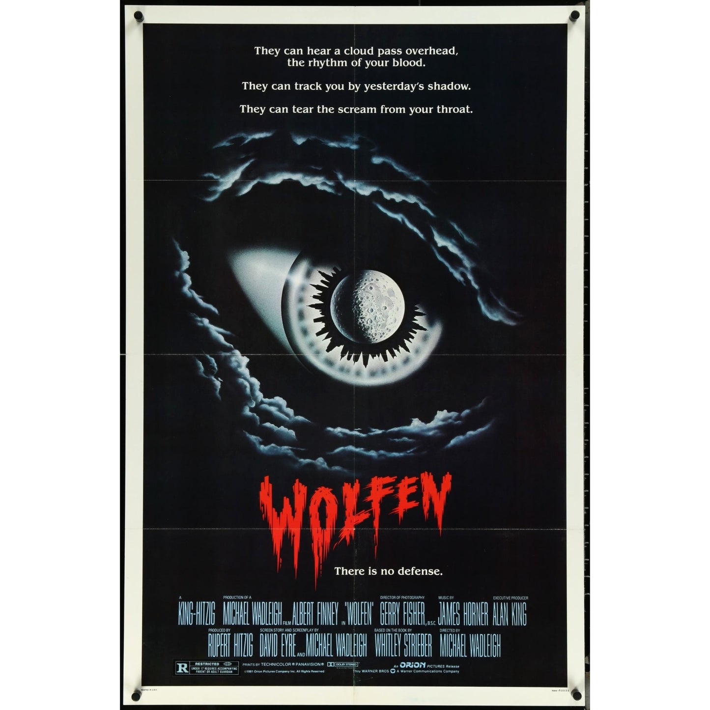 Wolfen (1981) Original Movie Poster Folded 27x41
