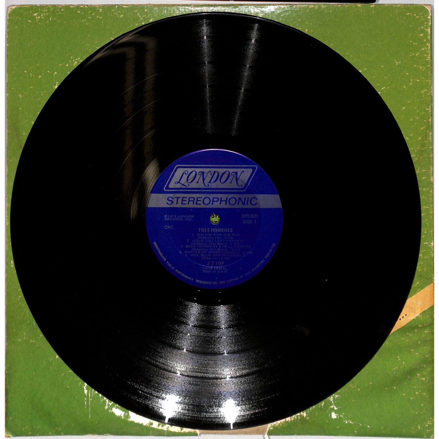 ZZ Top - Tres Hombres Vinyl Record XPS 631