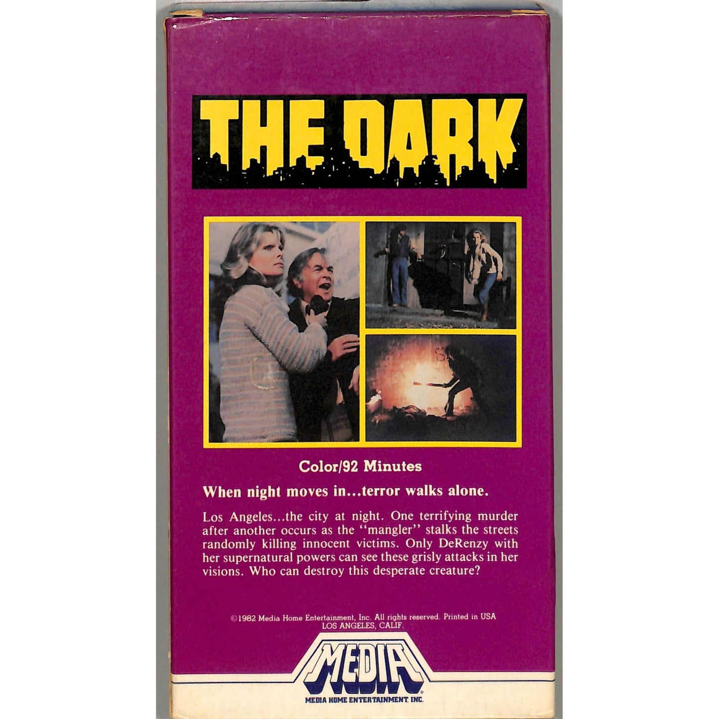 The Dark (1979) VHS Tape Good condition