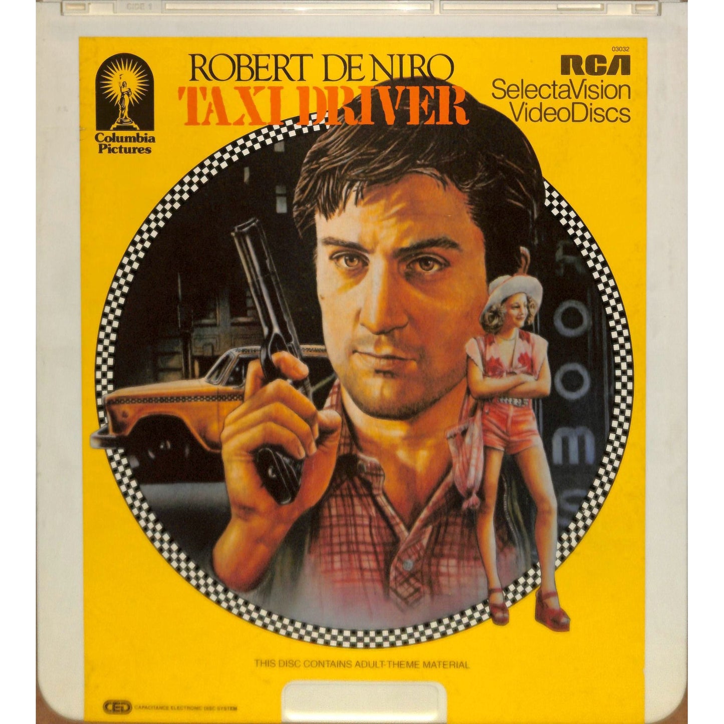 Taxi Driver (1982) Vintage CED RCA SelectaVision Videodisc TESTEDWORKING