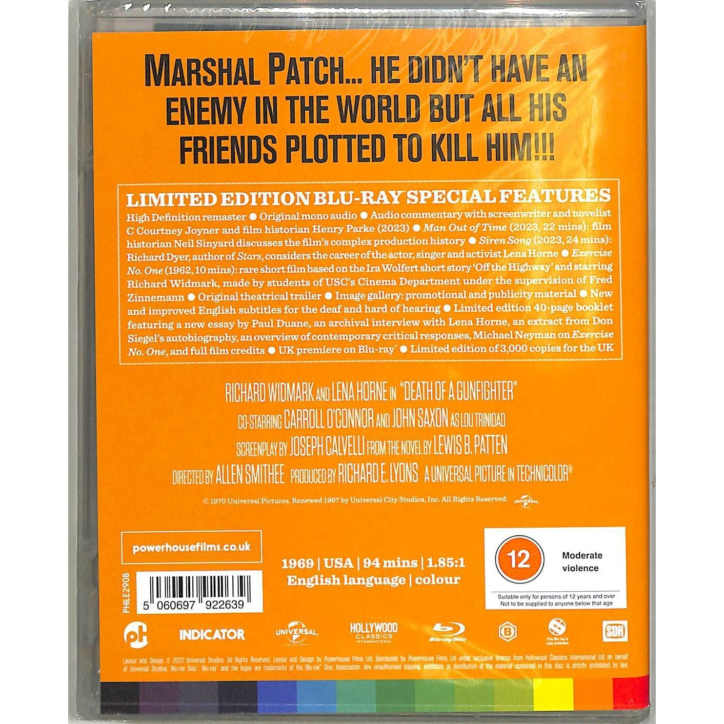 Death of a Gunfighter (1969) Blu Ray Brand New Sealed