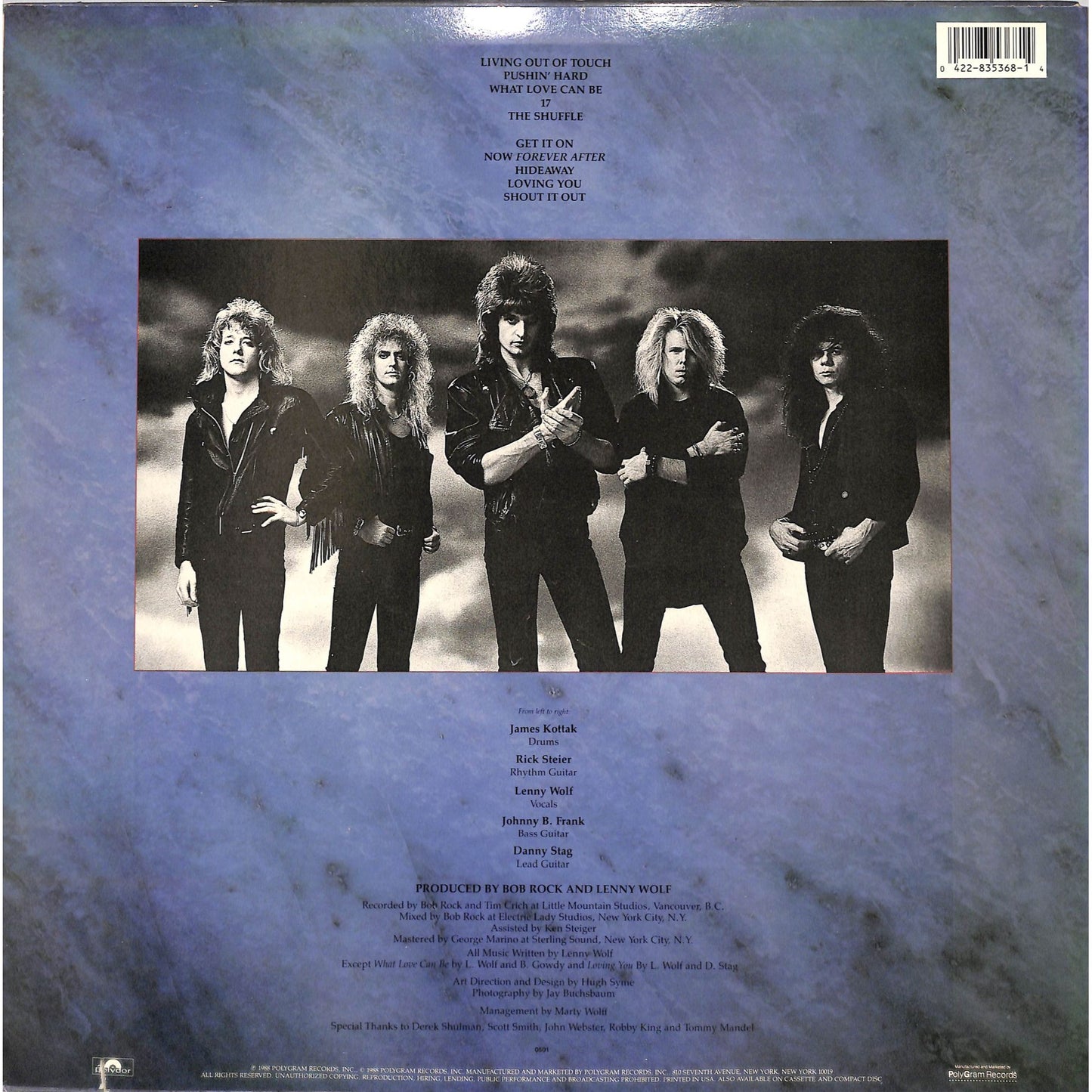 Kingdom Come Self-Title Vinyl Record 835-368-1