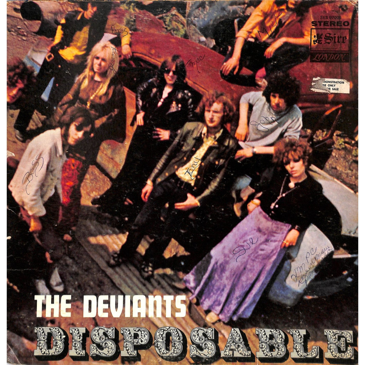 The Deviants - Disposable Vinyl Record SES 97005