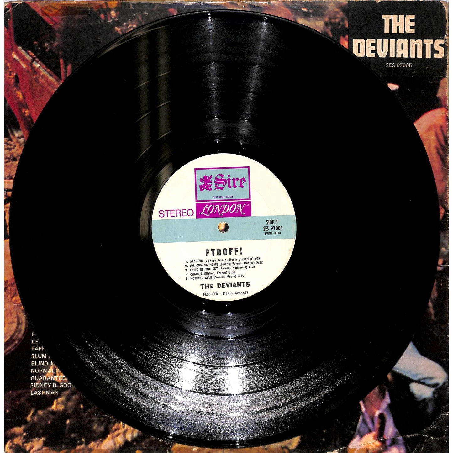The Deviants - Disposable Vinyl Record SES 97005