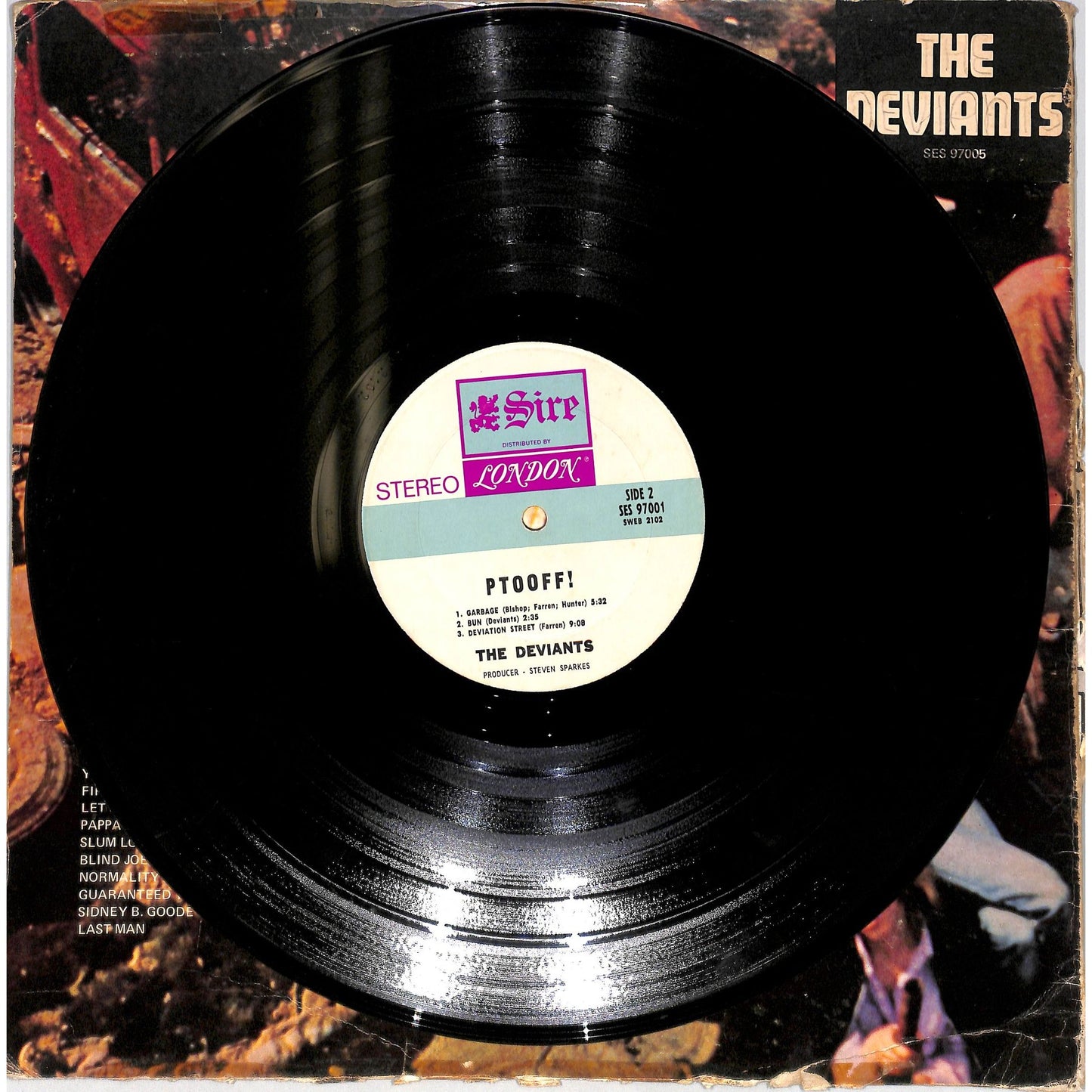 The Deviants - Disposable Vinyl Record SES 97005