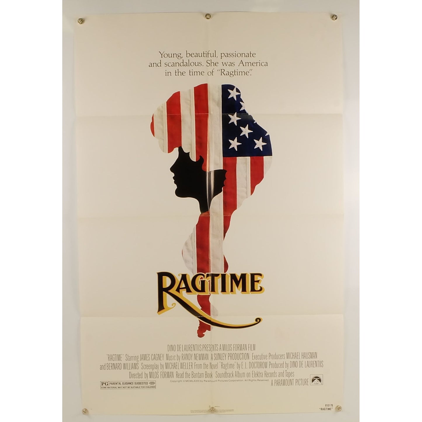 Ragtime (1981) Original Movie Poster Folded 27x41