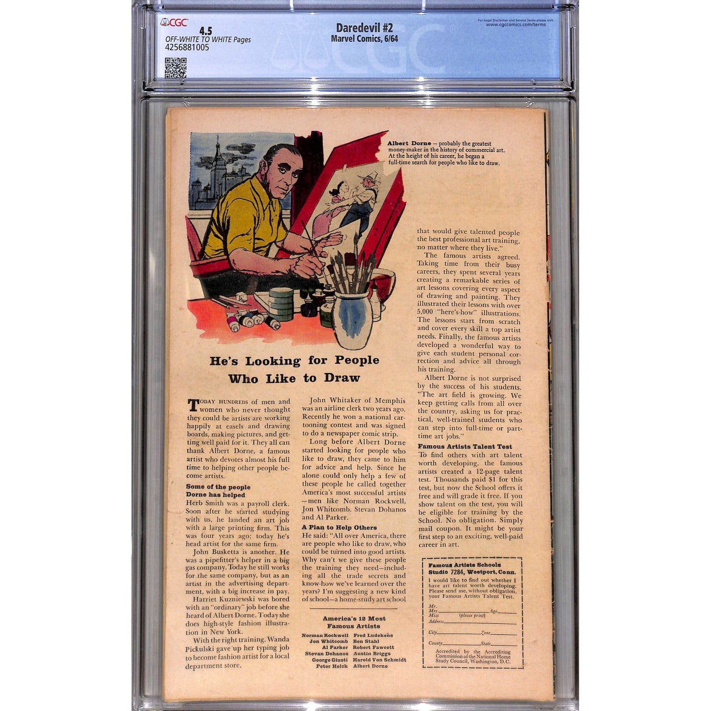 Daredevil #2 (1964) CGC 4.5