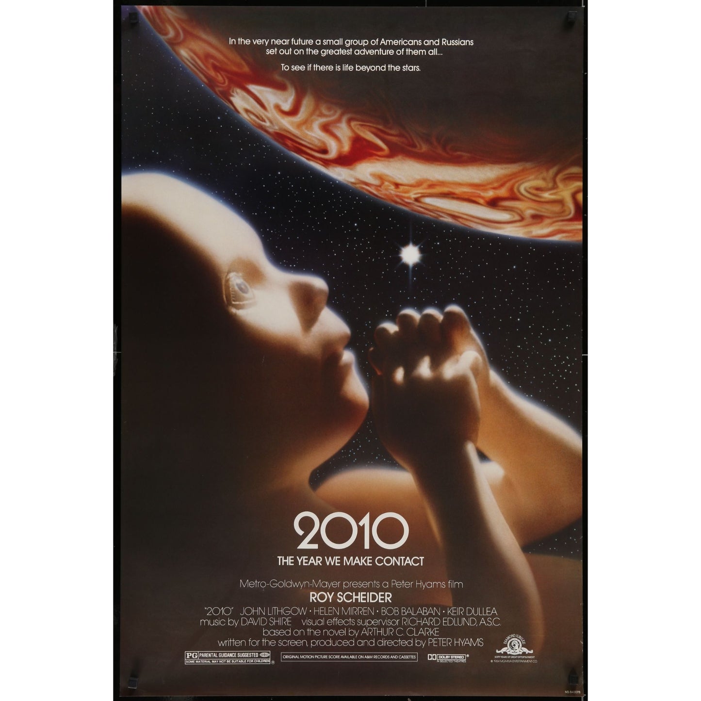 2010: The Year We Make Contact (1984) Original Movie Poster Rolled 27x41