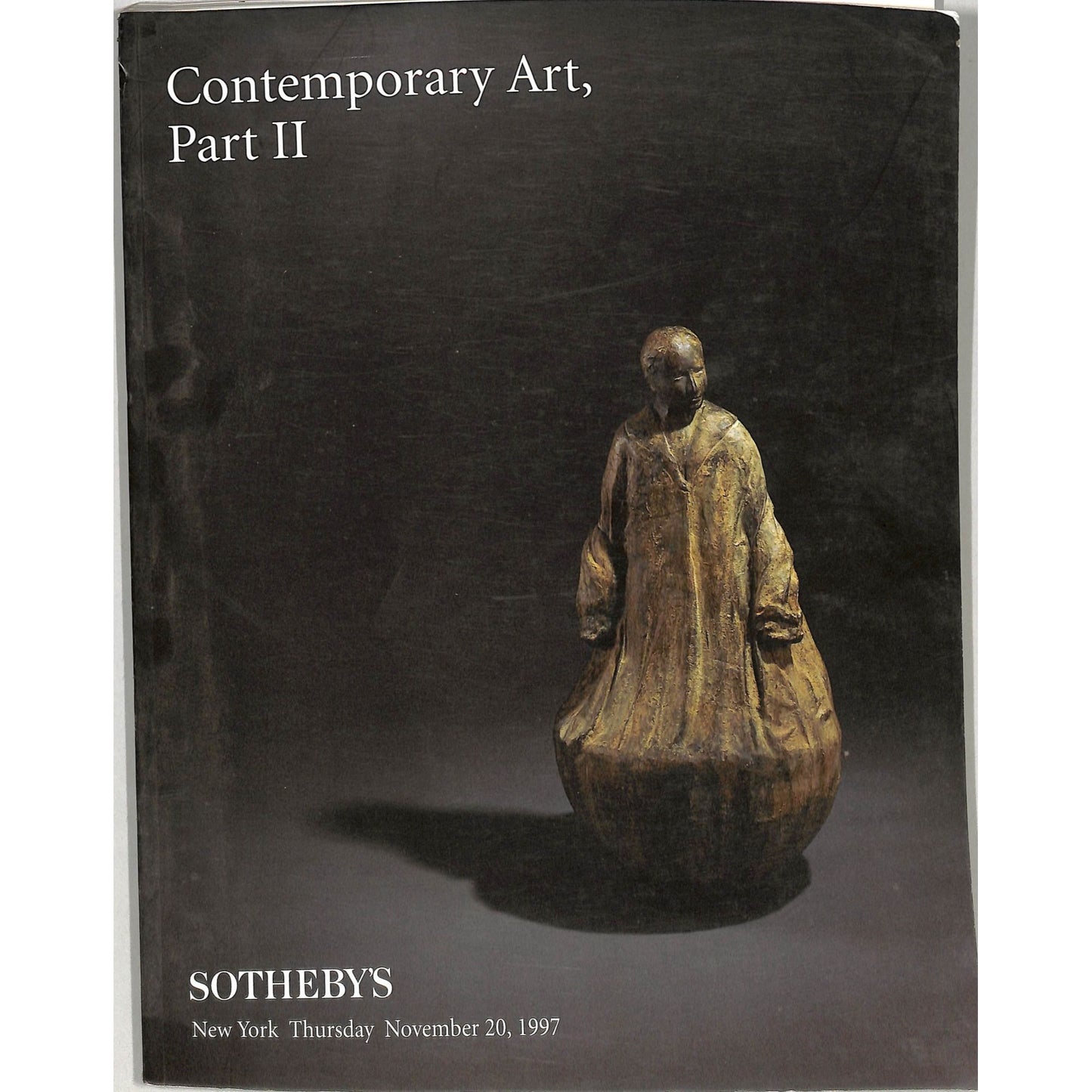 Sotheby's Contemporary Art Part 2 Auction Catalog November 20, 1997