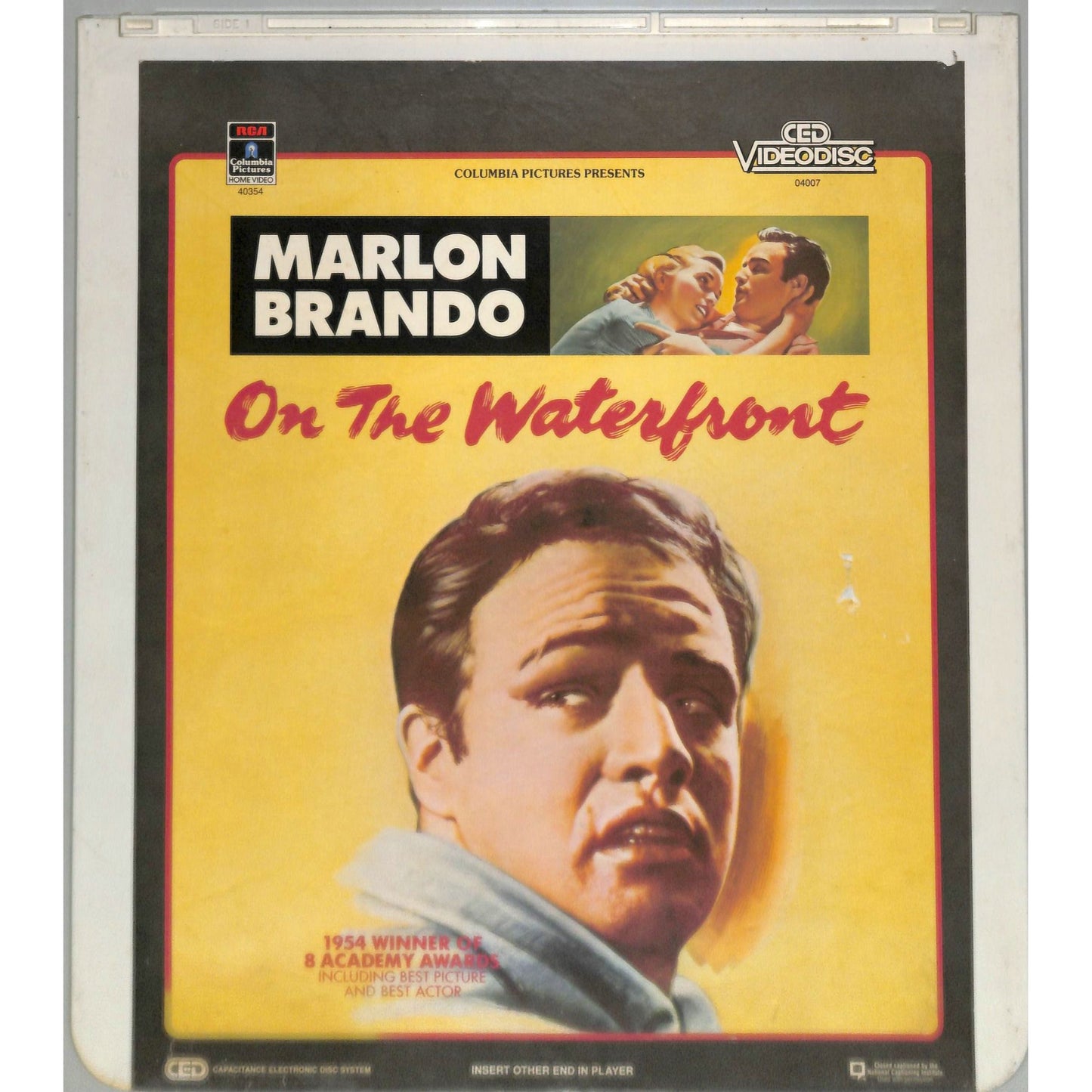 On the Waterfront (1954) Vintage CED Videodisc TESTED WORKING