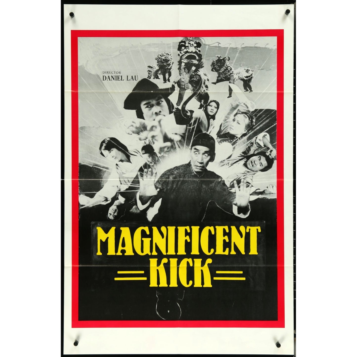 Magnificent Kick (1980) Original Movie Poster Folded 27x41