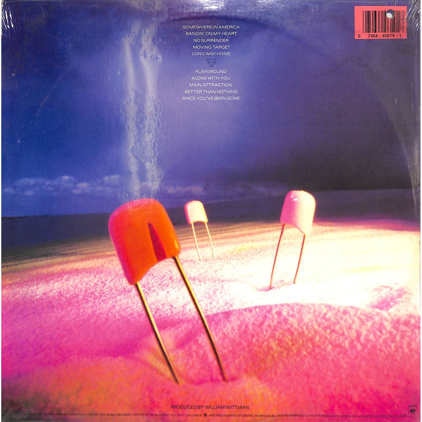 The Outfield - Bangin' Vinyl Record OC 40619