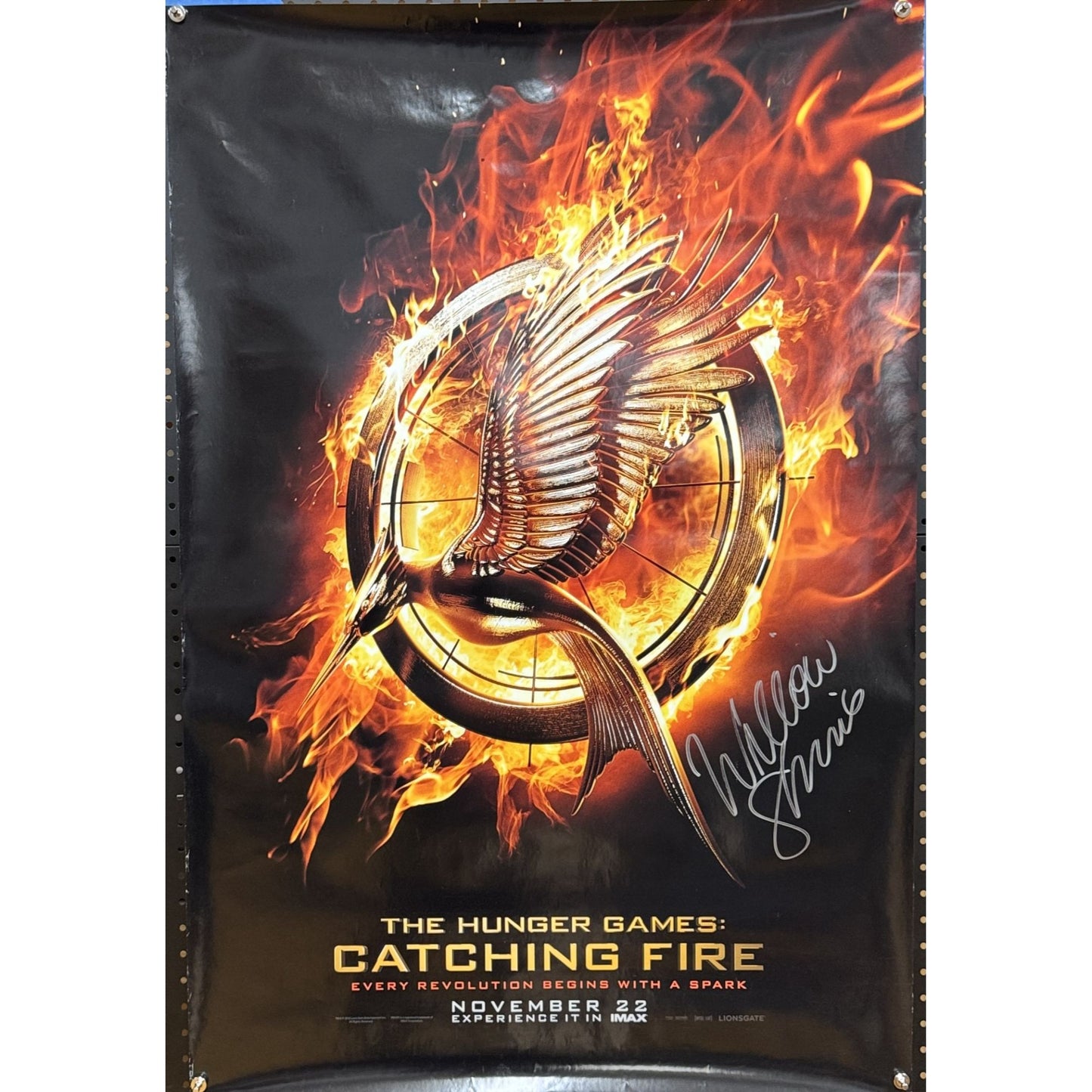 The Hunger Game: Catching Fire (2013) Signed Original Movie Poster 27x40