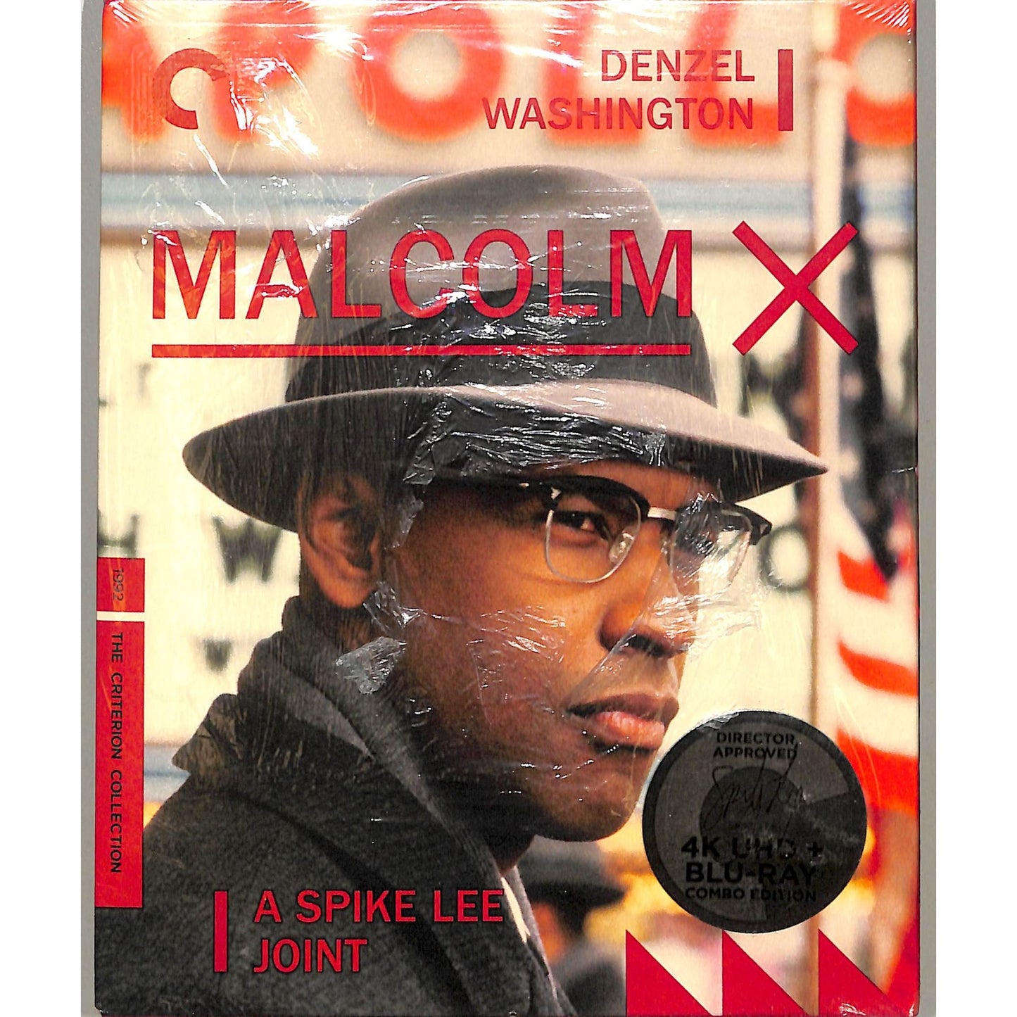 Malcom X (1992) The Criterion Collection Sealed but with Shrink-wrap Damage