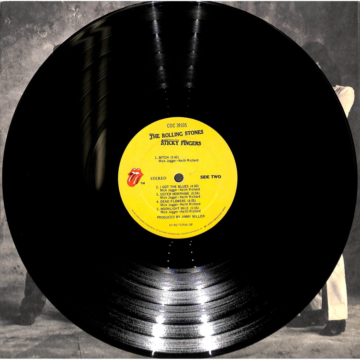 The Rolling Stones- Sticky Fingers (1971) Vinyl record COC 39105
