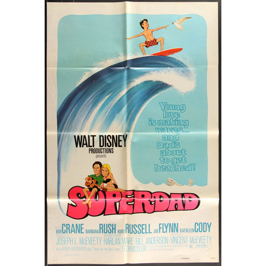 Superdad (1973) Original Movie Poster Folded 27x41