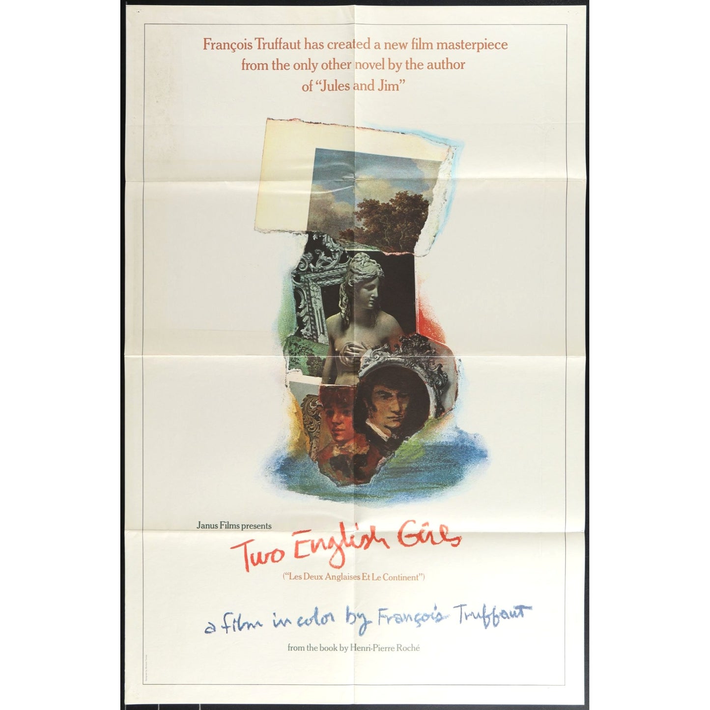 Two English Girls (1971) Original Movie Poster 27x41 Folded