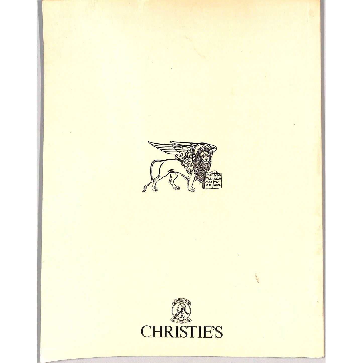 Christie's French Funiture and Words of Art Auction Catalog October 26-28, 1994