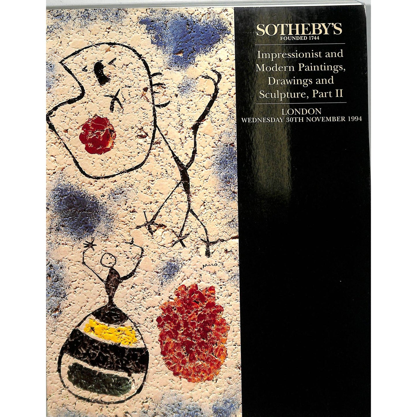 Sotheby's Impressionist and Modern Art Catalog 1994