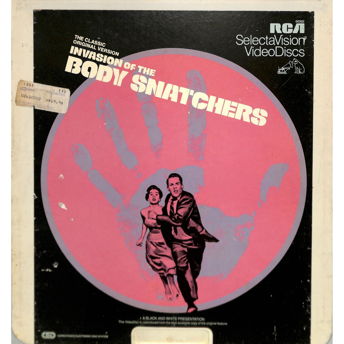 Invasion of the Body Snatchers (1956) Vintage CED Videodisc
