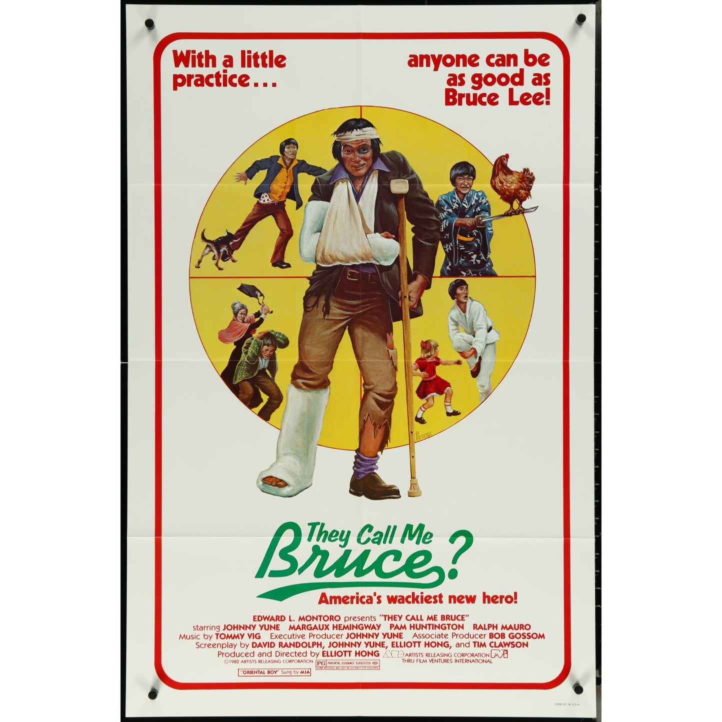 They Call Me Bruce (1982) Original Movie Poster Folded 27x41
