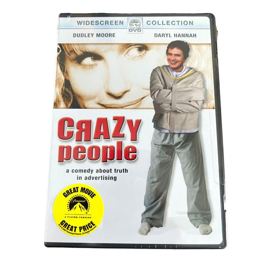 Crazy People (1990) DVD BRAND NEW SEALED Dudley Moore Daryl Hannah