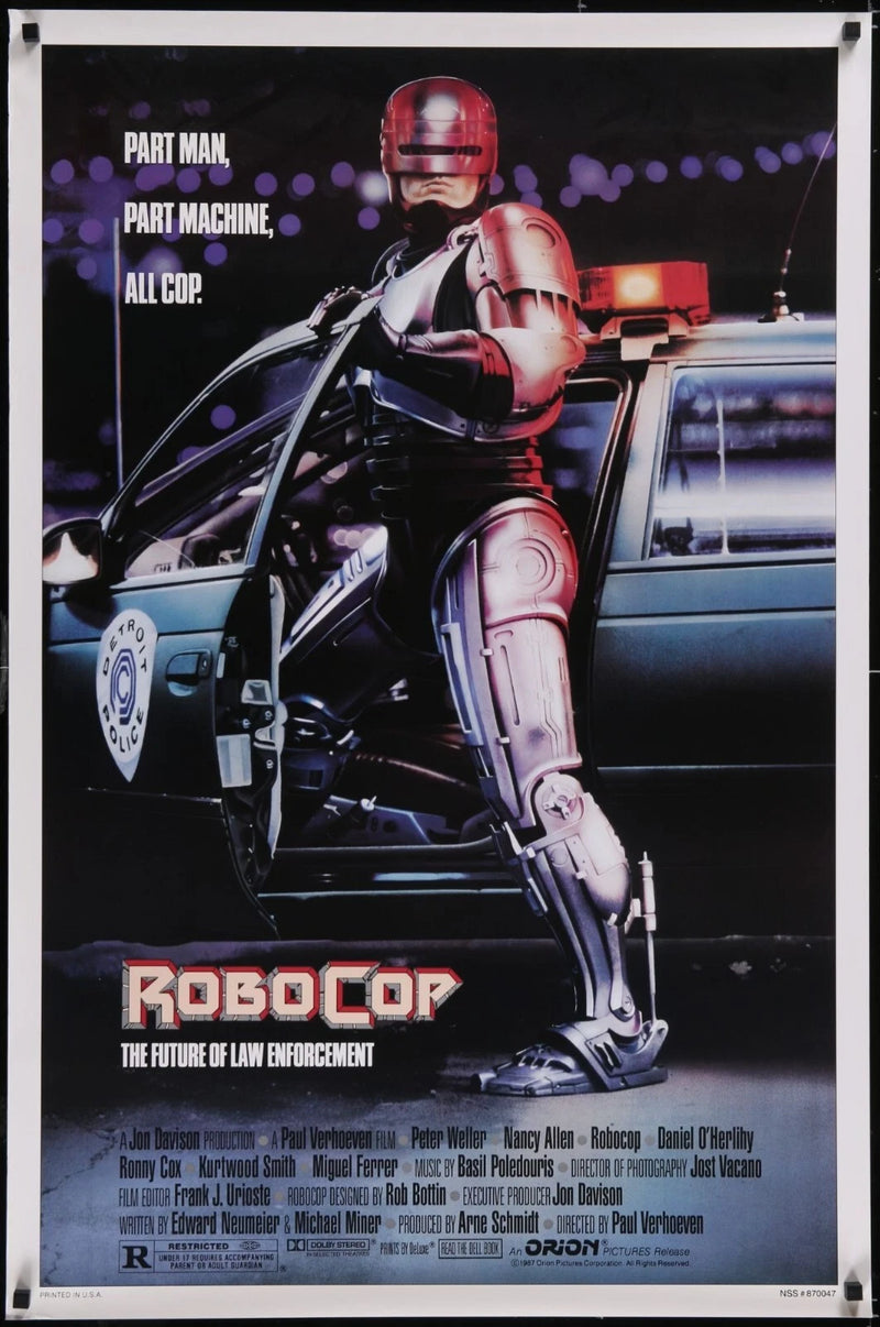 Robocop (1987) Original Movie Poster Rolled 27x41