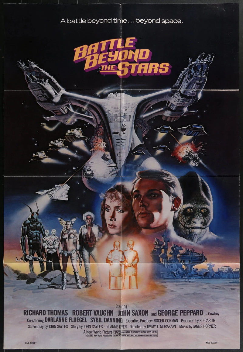 Battle Beyond the Stars (1980) Original Sci-Fi Movie Poster 27x39 Robert Vaughn