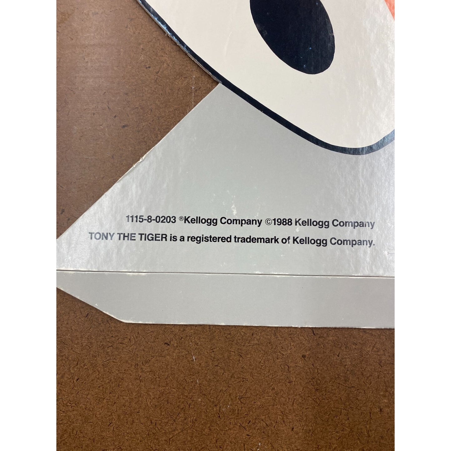 Tony the Tiger Standee (1988) Kellogg Co. 6ft x 3ft