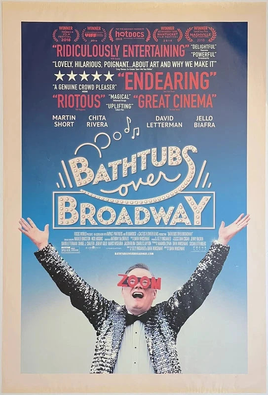 Bathtubs Over Broadway 2018 Original Movie Poster 27x40 DS Documentary