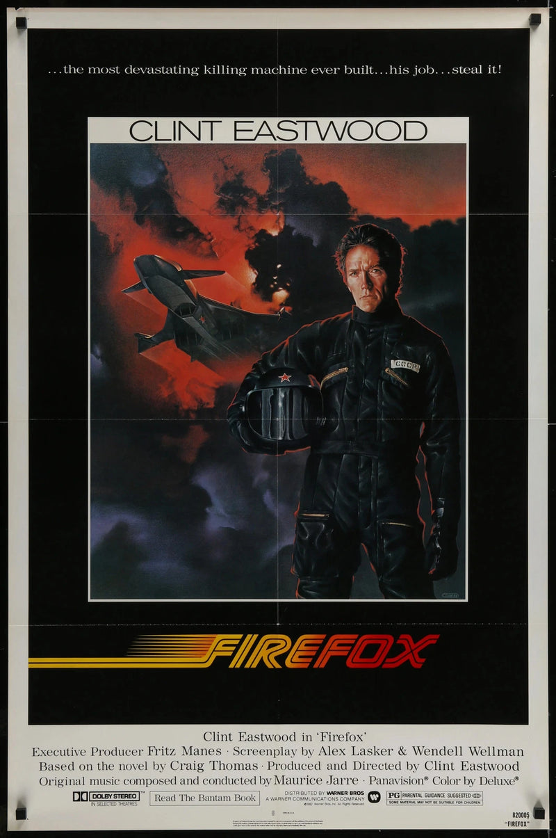 Firefox 1982 Original 27x41 Folded One-Sheet Movie Poster Clint Eastwood