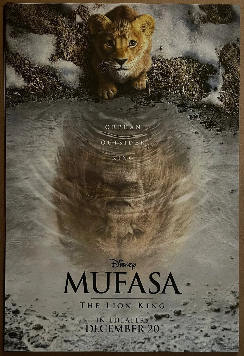 Mufasa The Lion King 2024 Disney 27x40 Double-Sided Movie Poster
