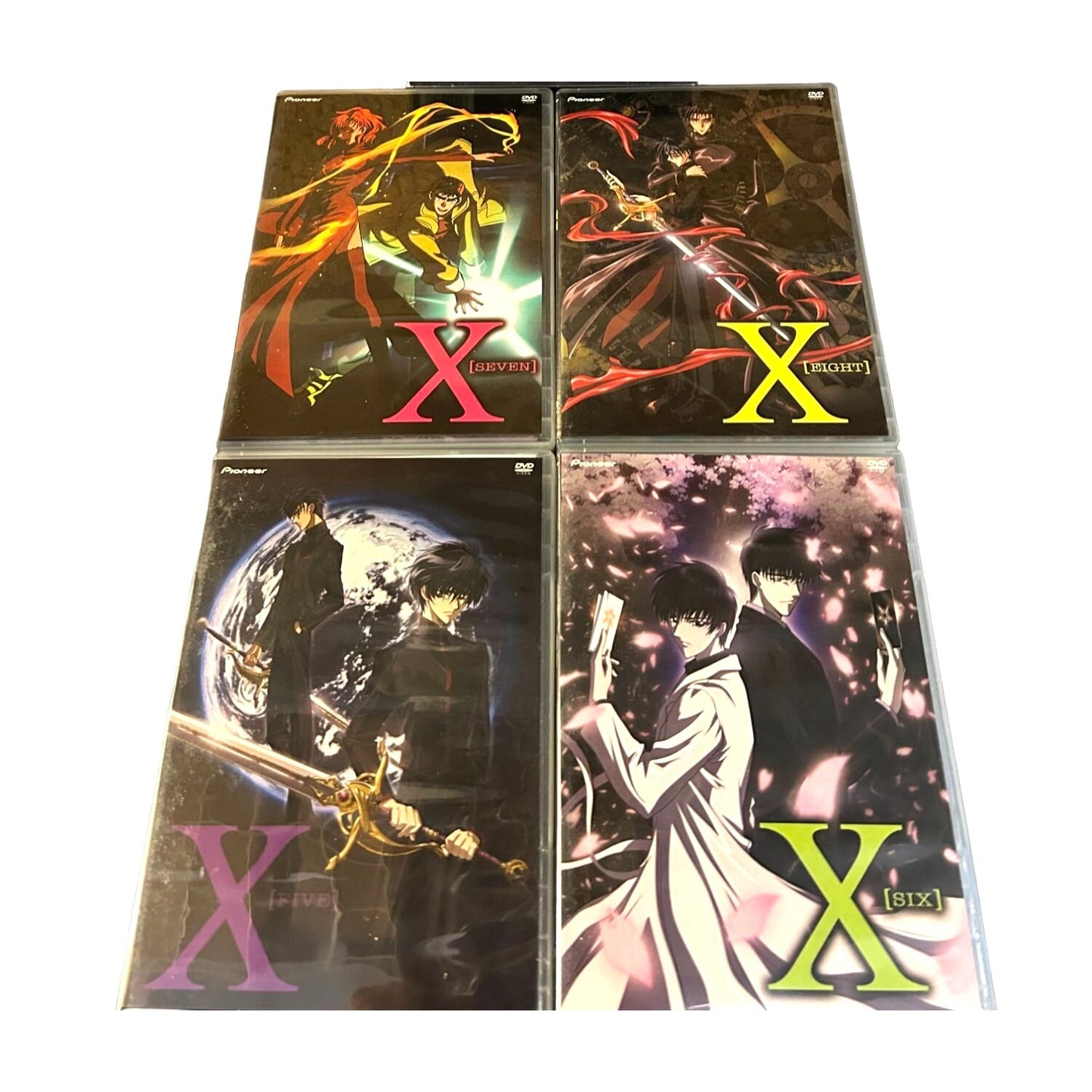 X (TV series) Anime Collection 1 & 2 full box sets 8 Volumes 24 Episodes Geneon